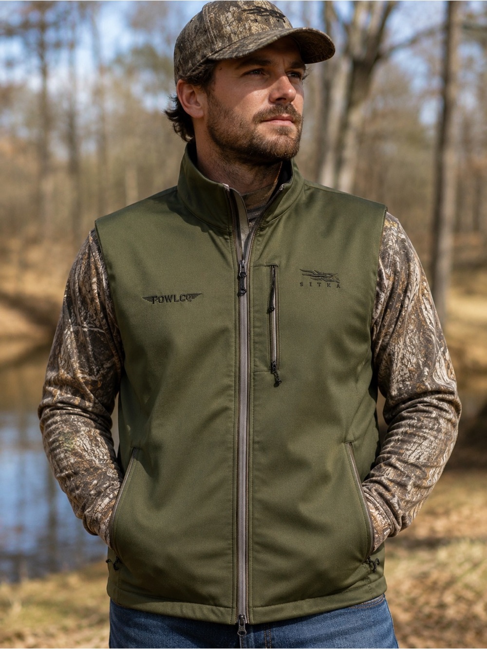 SITKA Gear Jetstream Vest Deep Lichen Custom FowlCo Outfitters Men's Medium